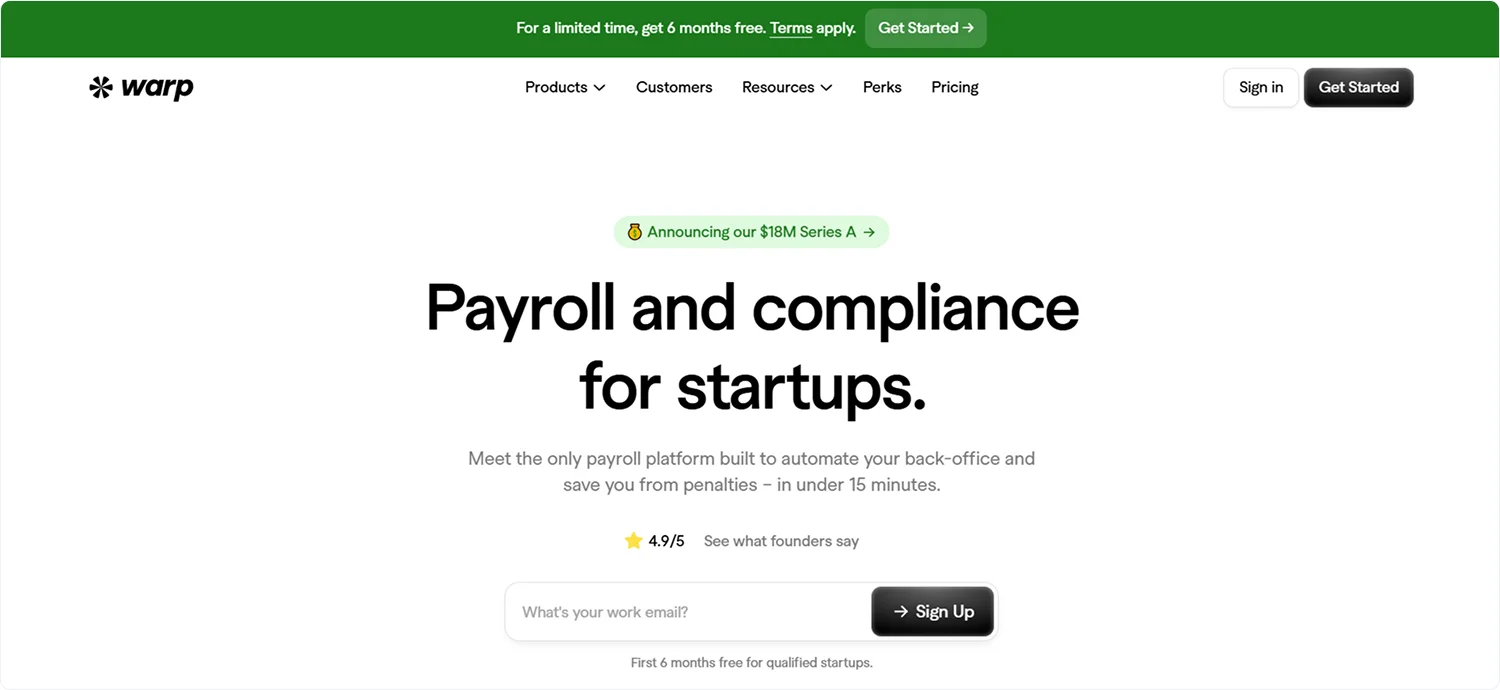 warp-homepage